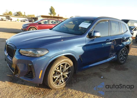 2024 BMW X3 Sdrive30I из США, поврежденный, VIN 5UX43DP06R9W52182